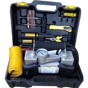 12V Heavy Duty Portable Car Tyre Inflator 150 PSI Dual Cylinder Air Compressor