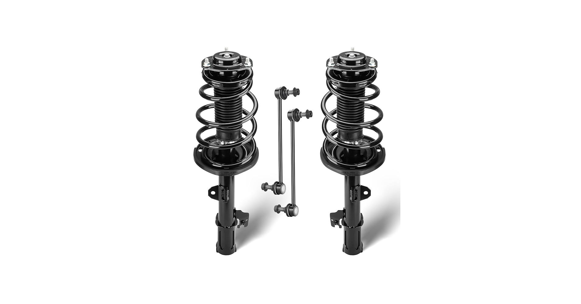 Toyota Highlander 2008–2013 Front Strut & Sway Bar Link Kit (4-Piece Set)