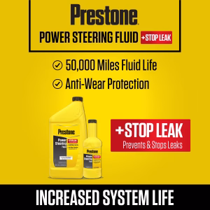 Prestone Premium Power Steering Fluid & Leak Protection Formula